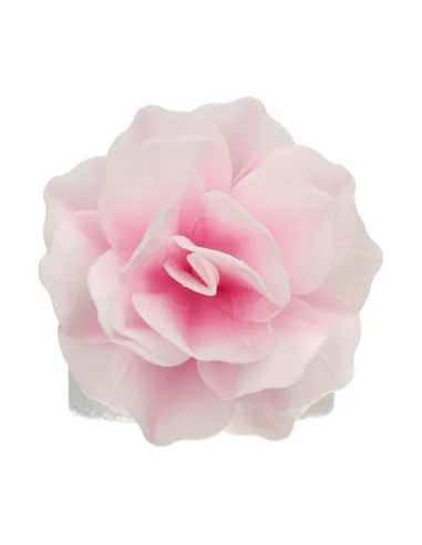 Flor de oblea Rosa Pastella rosa Ombre 12,5 cm Funcakes