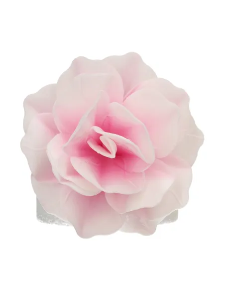 Flor de oblea Rosa Pastella rosa Ombre 12,5 cm Funcakes