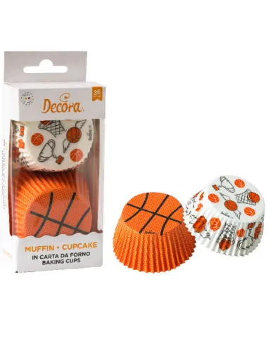 Set 36 cápsulas Baloncesto Decora