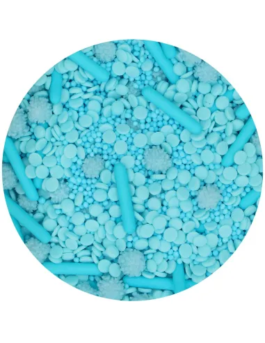 Sprinkles mix Azul claro 70 g Funcakes