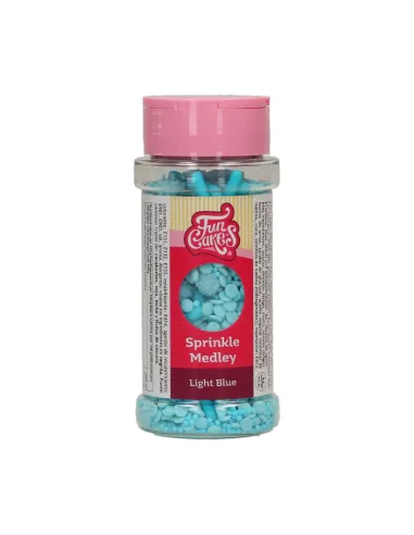 Sprinkles mix Azul claro 70 g Funcakes