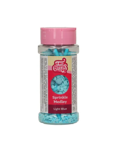Sprinkles mix Azul claro 70 g Funcakes