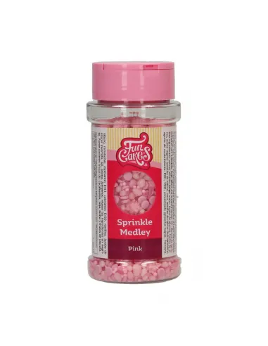 Sprinkles mix Rosa 70 g Funcakes