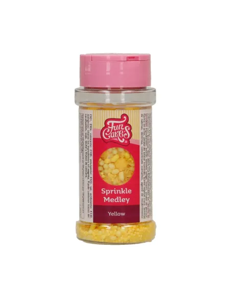 Sprinkles mix Amarillo 70 g Funcakes