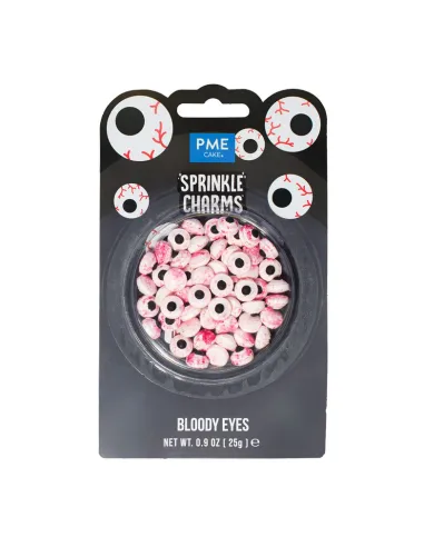Sprinkles Ojos de azúcar sangrientos PME