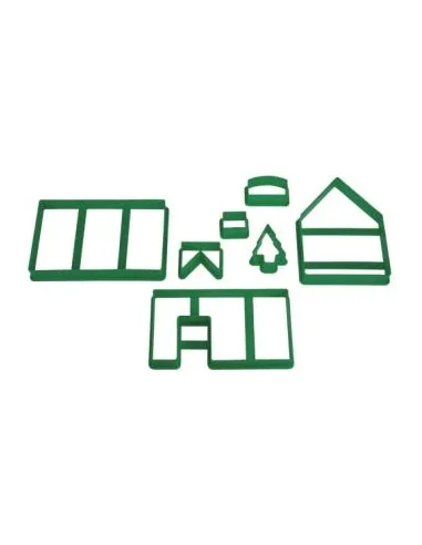 Set cortadores casa de jengibre