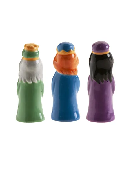 Set 3 figuras roscón Navidad Damas de Oriente Dekora