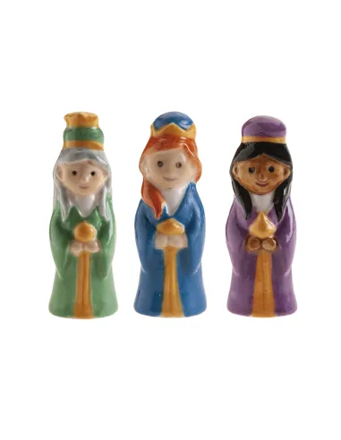 Set 3 figuras roscón Navidad Damas de Oriente Dekora
