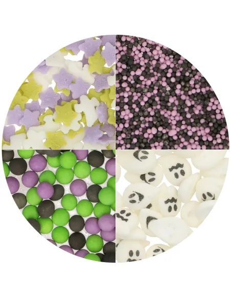 Sprinkles mix 4 en 1 Halloween Espeluznante Wilton