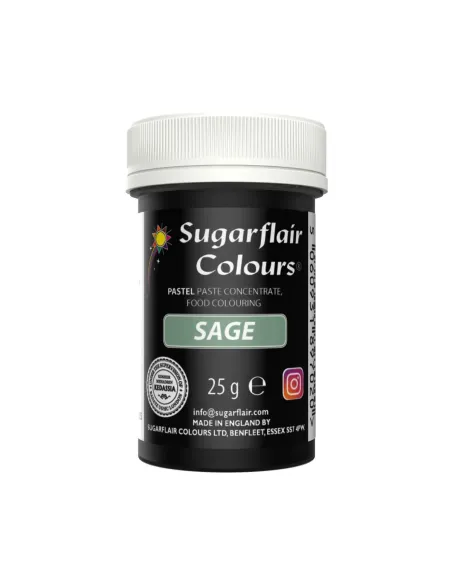 Colorante en pasta Verde Salvia Pastel Sugarflair