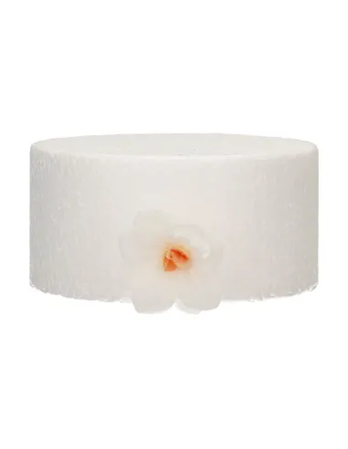 Set 18 Flores de oblea Hortensias Blancas 3,7 cm Funcakes