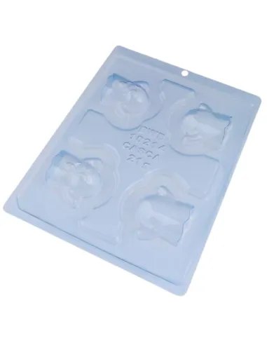 Molde para chocolate Mini Fantasma 3 piezas BWB