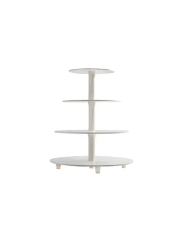 Stand blanco para tartas 4 niveles Overig