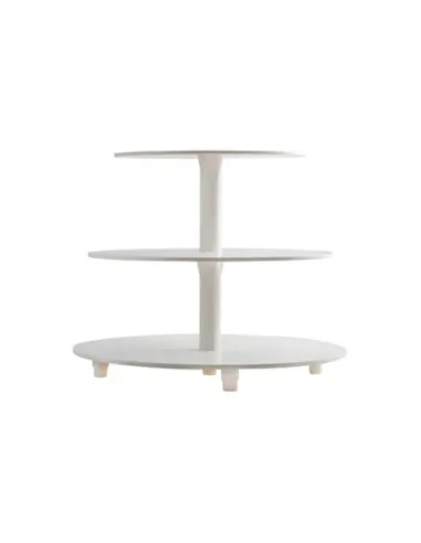 Stand blanco para tartas 3 niveles Overig