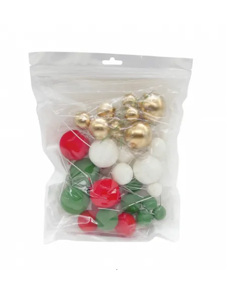 Set 32 Bolas Decorativas mix Navidad Azucren