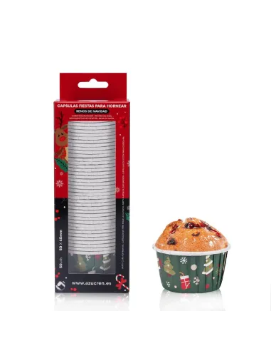 Cápsulas rígidas Árbol de Navidad 50 unidades Azucren