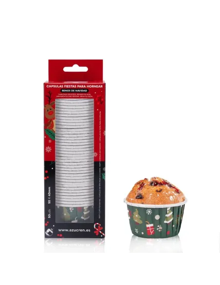 Cápsulas rígidas Árbol de Navidad 50 unidades Azucren