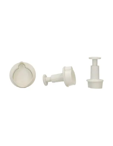 Set 3 cortadores con expulsor Bola de Navidad Wilton