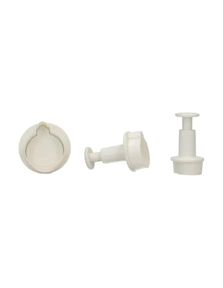 Set 3 cortadores con expulsor Bola de Navidad Wilton