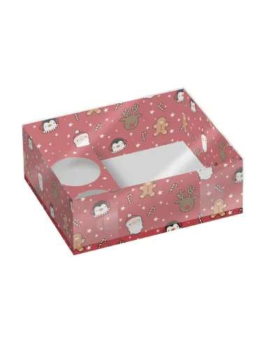 Set 2 cajas para dulces y 2 cupcakes Amigos Navidad Simply Making