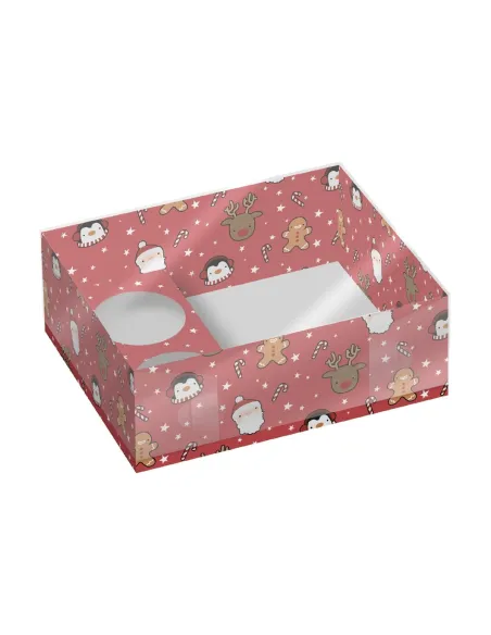 Set 2 cajas para dulces y 2 cupcakes Amigos Navidad Simply Making