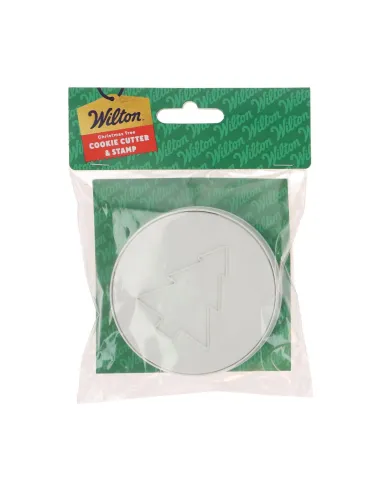 Cortador de galletas y sello Árbol de Navidad Wilton