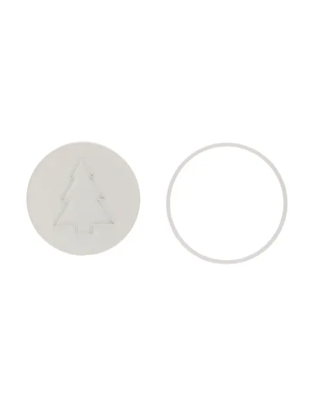 Cortador de galletas y sello Árbol de Navidad Wilton