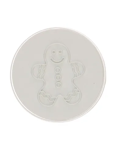 Cortador de galletas y sello Muñeco de Jengibre Navidad Wilton