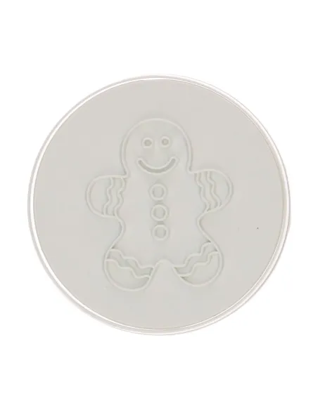 Cortador de galletas y sello Muñeco de Jengibre Navidad Wilton