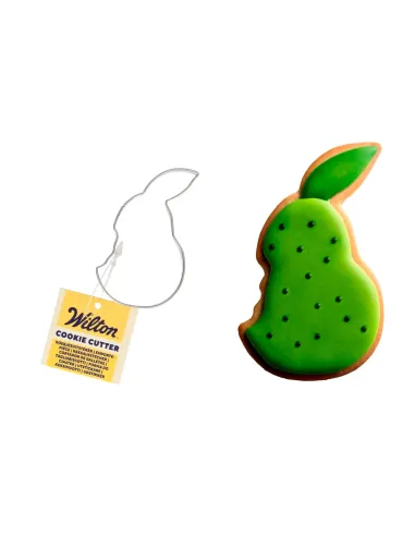 Cortador de galletas Pera mordida 7,5 cm Wilton