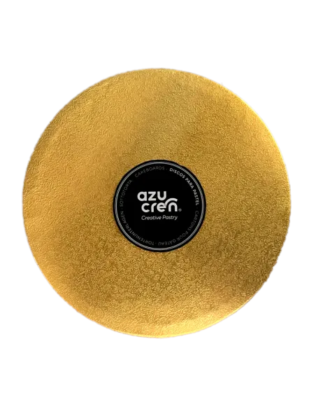 Base redonda Dorada excelente 25 cm grosor 1,2 cm