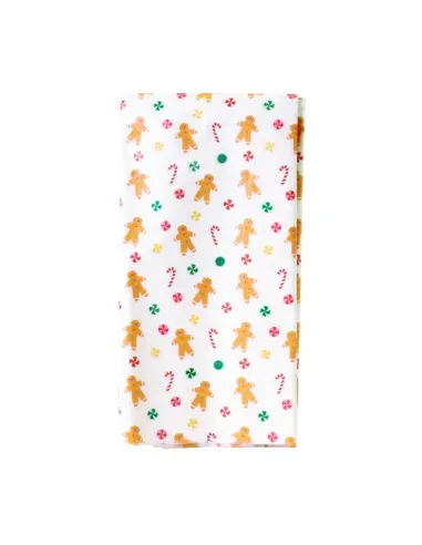 Set 12 papeles encerados Muñecos de Jenjibre Navidad PME