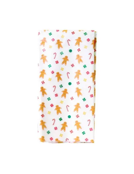 Set 12 papeles encerados Muñecos de Jenjibre Navidad PME