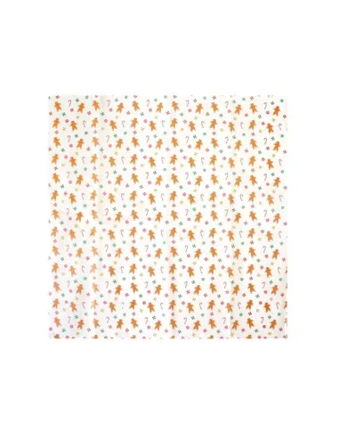 Set 12 papeles encerados Muñecos de Jenjibre Navidad PME