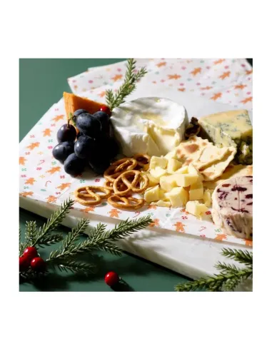 Set 12 papeles encerados Muñecos de Jenjibre Navidad PME