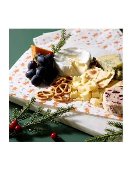 Set 12 papeles encerados Muñecos de Jenjibre Navidad PME