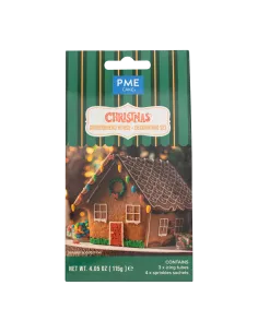 Set decoración para Casa de Jengibre Navidad PME 2