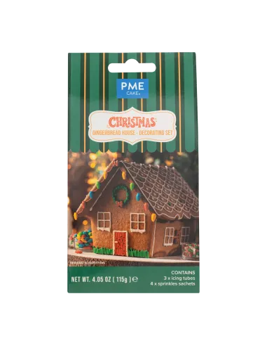 Set decoración para Casa de Jengibre Navidad PME