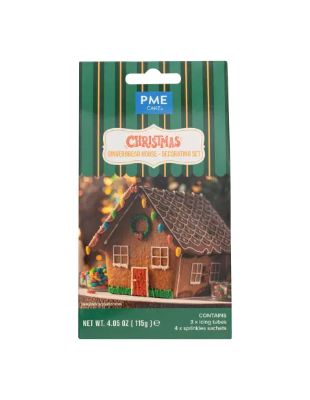Set decoración para Casa de Jengibre Navidad PME
