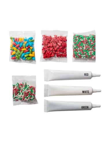 Set decoración para Casa de Jengibre Navidad PME