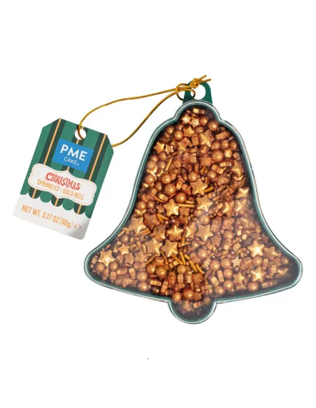 Sprinkles mix Campana Dorada Navidad 90 g PME