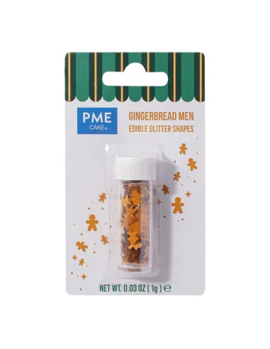 Sprinkles Muñeco de Jengibre con purpurina Navidad PME