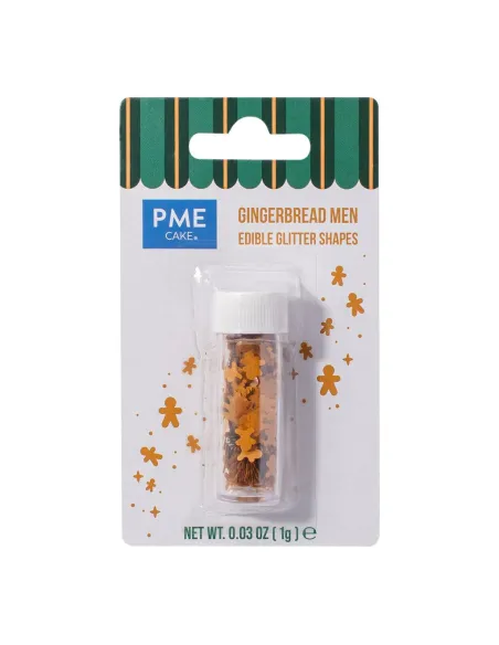 Sprinkles Muñeco de Jengibre con purpurina Navidad PME