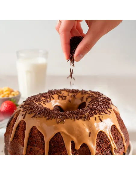 Fideos de chocolate negro 100 g Dekora