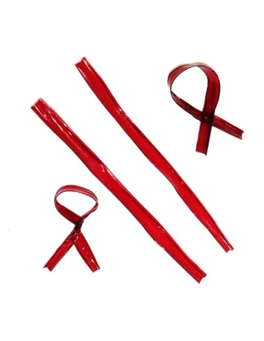 Set 10 Cierres Rojos para bolsas