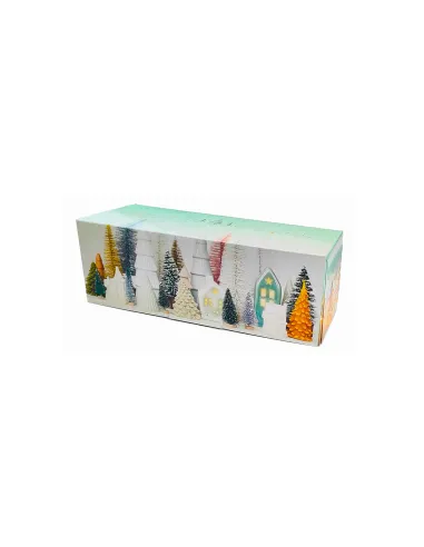 Caja Tronco de Navidad Cuento de Invierno 35 cm