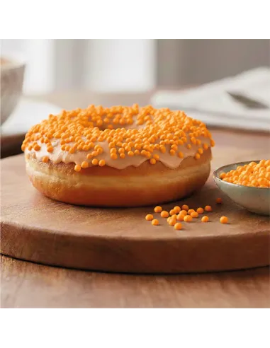 Bolitas de azúcar Dekocrunchies sabor Naranja 100 g Dekora