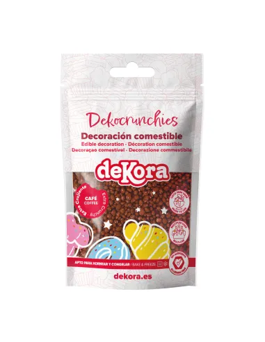 Bolitas de azúcar Dekocrunchies sabor Café 100 g Dekora