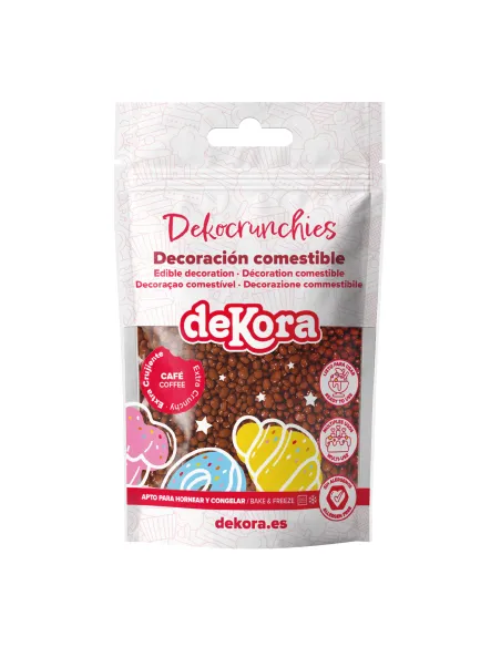 Bolitas de azúcar Dekocrunchies sabor Café 100 g Dekora