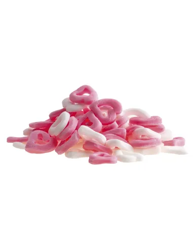 Sprinkles Corazones huecos Rojos, Rosas y Blancos 100 g Dekora